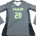Under Armour Shirts & Tops | Girls Under Armour Uab Jersey Nwt | Color: Gray/Green | Size: Lg