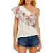 Free People Tops | Free People Annka Bubble Floral One Shoulder Top | Color: Purple/White | Size: S