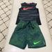 Nike Matching Sets | 2-Pc Nike Dri-Fit Tank Top & Shorts Sz S Boys | Color: Black/Green | Size: Sb