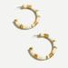 J. Crew Jewelry | J. Crew Stacked Zig Zag Beaded Earrings | Color: Gold/White | Size: Os