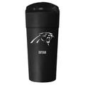 Black Carolina Panthers 24oz. Personalized Stealth Travel Tumbler