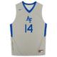 Air Force Falcons Nike Team-Issued #14 Gray Alternate Jersey from the Basketball Program - Size XL