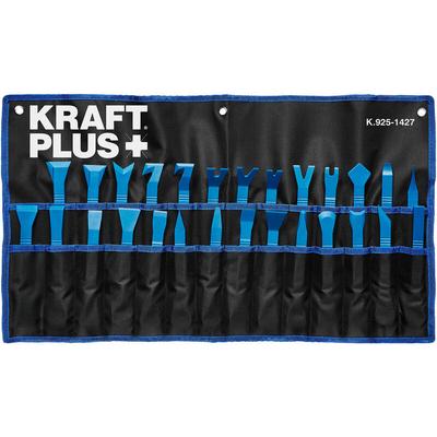 Kraftplus - K.925-1427 Zierleistenkeile Set Montierhebel Plastikkeil Türverkleidung Werkzeug