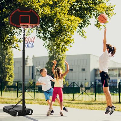 Soozier 8'-10' Kids & Adults Portable Basketball Hoop Outdoor Sports Equipment