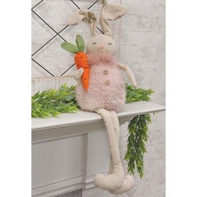 Sitting Long Legged Rabbit w/Carrot - 26.75" high by 7.5" wide