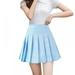 Women Girls Short High Waist Pleated Skater Tennis Skirt