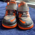 Nike Shoes | Lebron James Baby Nike Shoes | Color: Gray/Orange | Size: 3.5bb