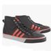 Adidas Shoes | Mens Adidas Originals Mid High Top Sneaker Casual Retro Sneakers 10 | Color: Black/Red | Size: 10