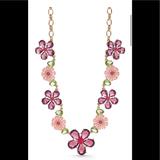 Kate Spade Jewelry | Kate Spade In Full Bloom Full Collar Necklace | Color: Pink/Purple | Size: Os