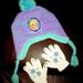 Disney Accessories | Frozen Hat Set | Color: Blue/Purple | Size: Osg