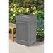 Commercial Zone PolyTec 42 Gallon Trash Can Plastic in Gray | 34.5 H x 18.5 W x 18.5 D in | Wayfair 732103