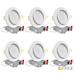 NUWATT 6" Ultra Slim Selectable CCT New Construction LED Canless Recessed Lighting Kit in White | 1 H x 7.15 W in | Wayfair