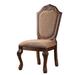 Bloomsbury Market Abishek Side Chair in Wood/Upholstered/Fabric in Brown | 45 H x 23 W x 26 D in | Wayfair 117F0809F0DD4D959BC979FF1A56DC4B