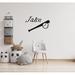 Trinx Housewares Decal Baseball Personalized Name Home Wall Art Decor Removable Stylish Sticker Mural Unique Design for Boy Nursery Room L592 | Wayfair