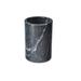 Ivy Bronx Marble Utensil Crock Marble in Black | 7.5 H x 5.25 W x 5.25 D in | Wayfair 434919BBEF7A4F728657323C0A4D30F2