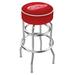 Holland Bar Stool NHL Swivel Bar & Counter Stool Upholstered/Metal in Gray | 17.5 W in | Wayfair L7C125DetRed