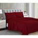 White Noise 1800 Series Ultra Soft Microfiber Sheet Set Microfiber in Red | Queen | Wayfair ANEW2767 42513944