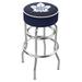 Holland Bar Stool NHL Swivel Bar & Counter Stool Upholstered/Metal in Gray | 17.5 W in | Wayfair L7C130TorMpl