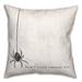 The Holiday Aisle® Riviere Look Behind You Spider Square Pillow Cover & Insert Polyester/Polyfill blend | 16 H x 16 W x 1.5 D in | Wayfair
