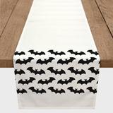 The Holiday Aisle® Rothley Halloween Table Runner Polyester in Gray/White | 72 D in | Wayfair D4B99E2D32CC48A78F368A1F7FB21B16