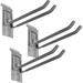WFX Utility™ Needville Universal 3 Piece Slatwall Hooks Steel in Gray | 6.25 H x 8 W x 2.75 D in | Wayfair 66D92653E44F408CA1BB277FEE92B5BD