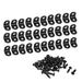 Corner Brace Angle Bracket Fastener L Shape 20x20x16mm Round End 30pcs