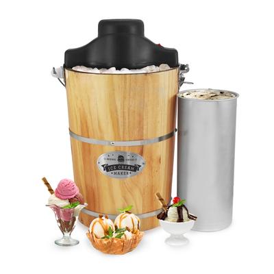 Elite Gourmet 6 quart Old Fashioned Ice Cream Freezer