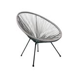 Grey Acapulco Outdoor Patio Chair Single Chair