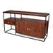 Baxley Solid Wood and Iron Media Console - 57 x 16 x 30