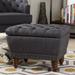 Copper Grove Crowe Modern Grey Upholstered Tufted Storage Ottoman