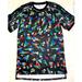 Adidas Dresses | Adidas Floral Dress Athleisure Streetwear Y2k Black Print Mini Tunic New | Color: Black/Green | Size: Various