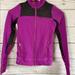 Athleta Jackets & Coats | Athleta Jacket Tracksweater Sz S/7 Zip Up Fuschia | Color: Gray/Purple | Size: S