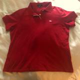 Burberry Shirts & Tops | Burberry Polo Shirt Red Size Xl Kids | Color: Red | Size: Xlg