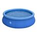 JLeisure Prompt Set Inflatable Outdoor Backyard Swimming Pool Plastic in Blue | 30 H x 144 W x 144 D in | Wayfair JL-17808