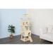 Tucker Murphy Pet™ 63" Economical Cat Tree w/ Sisal Scratching Posts Manufactured Wood in Brown | 63 H x 32 W x 21 D in | Wayfair