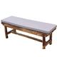 Waterproof Garden Bench Cushion Pads 100cm,2/3 Seater Bench Seat Cushion Pad 120cm 150cm for Patio Furniture Swing Chair Indoor Outdoor (160 * 40 * 5cm,Silver gray)
