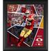 George Kittle San Francisco 49ers Framed 15" x 17" Impact Player Collage with a Piece of Game-Used Football - Limited Edition 500