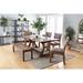 Powder Hill Rustic Brown Wood 6-Piece Dining Table Set with Bench by The Gray Barn