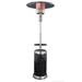 Hiland Black and Stainless Stel Steel Patio Heater