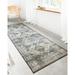 Alexander Home Leanne Boho Diamond Distressed Printed Area Rug