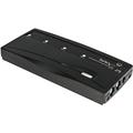 StarTech.com 4 Port Black PS/2 KVM Switch Kit with Cables - 4 Port PS2 KVM Switch - KVM Switch with Cables - VGA KVM Switch (SV411K)