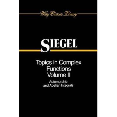 Topics In Complex Function Theory, Volume 3: Abeli...