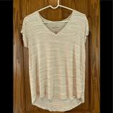American Eagle Outfitters Tops | American Eagle Women’s T-Shirt Sm New W/O Tag | Color: Cream/Red | Size: S