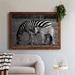 Ebern Designs Botswana Afternoon - Picture Frame Photograph on Canvas Canvas, Solid Wood in Black/Blue/Gray | 37.5 H x 27.5 W x 1.5 D in | Wayfair