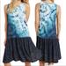 Anthropologie Dresses | Anthropologie Saturday Sunday Tie Dye Tank Dress | Color: Blue/White | Size: L