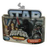 Star Wars Galactic Heroes (2005) Hasbro Obi-Wan Kenobi & Darth Vader Figure Set
