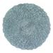 Bell Flower Round Bath Rug Collection by Home Weavers Inc in Blue (Size 30" ROUND)