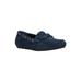 Wide Width Women's Scout Slip On by Bella Vita in Navy Suede Leather (Size 9 W)