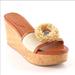 Coach Shoes | Coach Jazmin Cork Wedges | Color: Cream/Tan | Size: 6.5