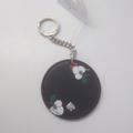 Kate Spade Accessories | Kate Spade New Navy Disc Key Fob | Color: Blue/White | Size: 2-5/8"